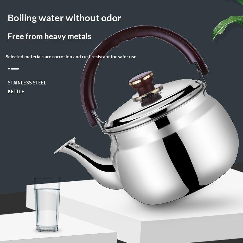 Stainless Steel Cold Water Kettle Thickened With A Golden Chime Sound