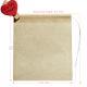 200 PCS Tea Filter Bags,Disposable Tea Infuser Drawstring Loose Leaf Tea With Natural Unbleached Paper And Free Clip