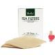 200 PCS Tea Filter Bags,Disposable Tea Infuser Drawstring Loose Leaf Tea With Natural Unbleached Paper And Free Clip