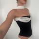 Creative Lace-Patchwork Strapless Tank Top For Women