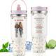 30oz Portable Car Mug Creative Floral Stainless Steel Insulated Cup