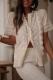 French-style Lace-embroidered Short-sleeve Blouse