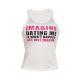 Fashionable Digital-print Sleeveless Bodycon Slimming Top For Women