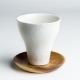 Ink-splashed Ceramic Hand-held Coffee Mug With Latte Art, American Style