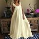 Womens Simple Solid-Color Long Dress