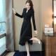 Womens Long-sleeved Dress For Spring And Autumn