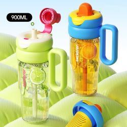 Outdoor Portable Sports Car Straw Cup