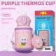 Cartoon Dual-Use Childrens Insulated 316 Stainless Steel Drop-Resistant Portable Water Bottle