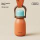 Portable Handle Insulated Water Bottle With Straw