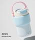 Thermal Mug Cold-preserving Travel-friendly With A Ceramic Inner Liner And A Straw