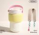 Thermal Mug Cold-preserving Travel-friendly With A Ceramic Inner Liner And A Straw