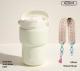 Thermal Mug Cold-preserving Travel-friendly With A Ceramic Inner Liner And A Straw