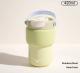 Thermal Mug Cold-preserving Travel-friendly With A Ceramic Inner Liner And A Straw