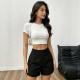 High-Waisted Slimming Womens Casual Shorts