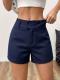 High-Waisted Slimming Womens Casual Shorts