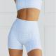 Womens High-Waist Quick-Drying Sports Fitness Yoga Shorts