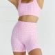 Womens High-Waist Quick-Drying Sports Fitness Yoga Shorts