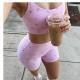 Womens High-Waist Quick-Drying Sports Fitness Yoga Shorts