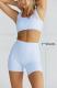 Womens High-Waist Quick-Drying Sports Fitness Yoga Shorts