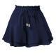 Double-layer Ruffled Skort With Elastic Waist And Adjustable Drawstring