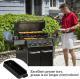 Grill Drip Pan,Grease Catcher Pan Compatible With Char-Broil, Black Steel Grease Pan Accessories For Most Charbroil Gas Grills