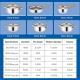 12Pcs Stainless Steel Casserole Saucepan Stock Pot Set Kitchen Induction Cookware