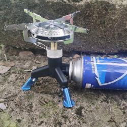 Portable Gas Burner Fishing Outdoor Cooking Camping Picnic Cook Stove Tool W