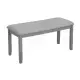 6 Piece Kitchen Dining Set, Rectangular Wooden Dining Table With 4 Upholstered Chairs And A Bench, Dining Table Set For 6 People, Living Room, Home Bar And Kitchen, Gray