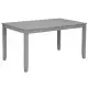 6 Piece Kitchen Dining Set, Rectangular Wooden Dining Table With 4 Upholstered Chairs And A Bench, Dining Table Set For 6 People, Living Room, Home Bar And Kitchen, Gray