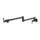 Pot Filler Faucet Wall Mount Matte Black