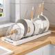 Household Multi-Functional Pot Lid Rack, Punch-Free, Extendable Storage And Draining Combo For Pots And Bowls