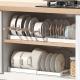 Household Multi-Functional Pot Lid Rack, Punch-Free, Extendable Storage And Draining Combo For Pots And Bowls