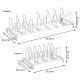 Household Multi-Functional Pot Lid Rack, Punch-Free, Extendable Storage And Draining Combo For Pots And Bowls