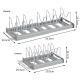 Household Multi-Functional Pot Lid Rack, Punch-Free, Extendable Storage And Draining Combo For Pots And Bowls