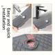 NonSlip Silicone Self-Draining Board,Large Kitchen Drain Board