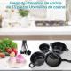13pcs Cookware Set Pan Pot Non Stick Saucepans Frying Pan Cookware Set Glass Lid