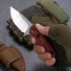 Wood-handled Outdoor Knife A Tactical, Portable Pocket Knife