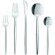 30pc CUTLERY DINNER SET STAINLESS STEEL METAL STAND RACK FORKS TEA SPOONS POLISH