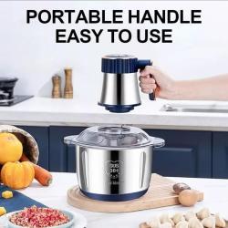 5L Electric Meat Grinder Heavy Duty - Food Processor Mixer & Chopper, Sausage Maker, Kitchen Helper, UK Plug