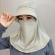Full-face Sun Protection Mask UV-blocking Breathable One-piece Face Shield For Cycling
