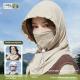 Full-face Sun Protection Mask UV-blocking Breathable One-piece Face Shield For Cycling