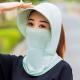 Full-face Sun Protection Mask UV-blocking Breathable One-piece Face Shield For Cycling