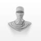 Sun-protective Dust-proof Breathable Quick-drying Mesh Face Maskhood For Outdoor Cycling