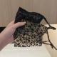 Womens Summer Lightweight Lace Leopard-Print Polyester Mask
