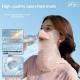Womens Sun-Protective Face Mask Sequin Lace Ice Silk Mask UV Protection Sunshade