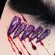 24 PCS Devils Claws Press On Nails,3D Curve Line Acrylic False Nails, Long Stiletto Glossy Purple Glitter, Gel Glue On Nails Manicure Sparkly Stick Ons