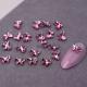 Colorful Rhinestone Bow For DIY Nail Art Decoration