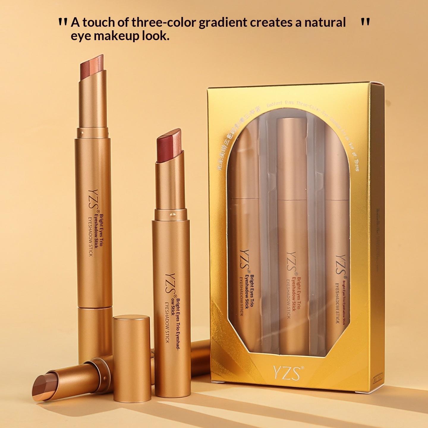 YZS Guangcai Meiqing Three-Color Eyeshadow Stick Set