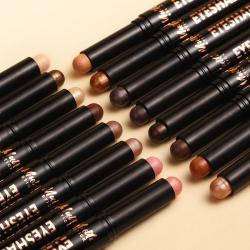 16-Color Dual-Head Waterproof Long-Lasting Eyeshadow Pencil