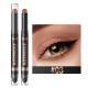 16-Color Dual-Head Waterproof Long-Lasting Eyeshadow Pencil
